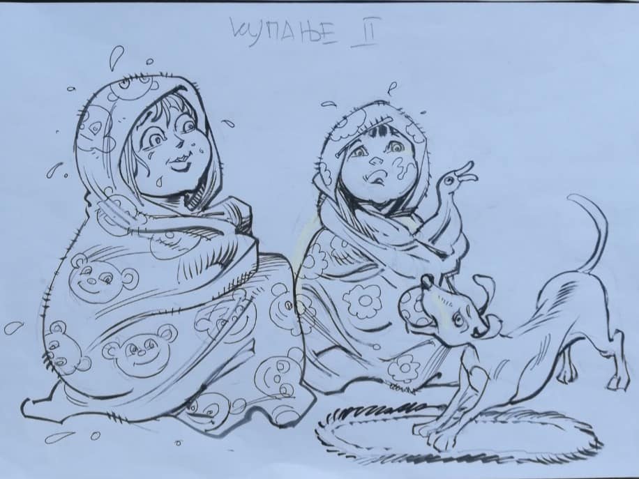 Ilustracija grafitnom olovkom